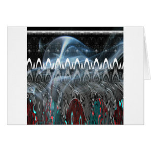Modern Edgy stamdesign. Hälsningskort