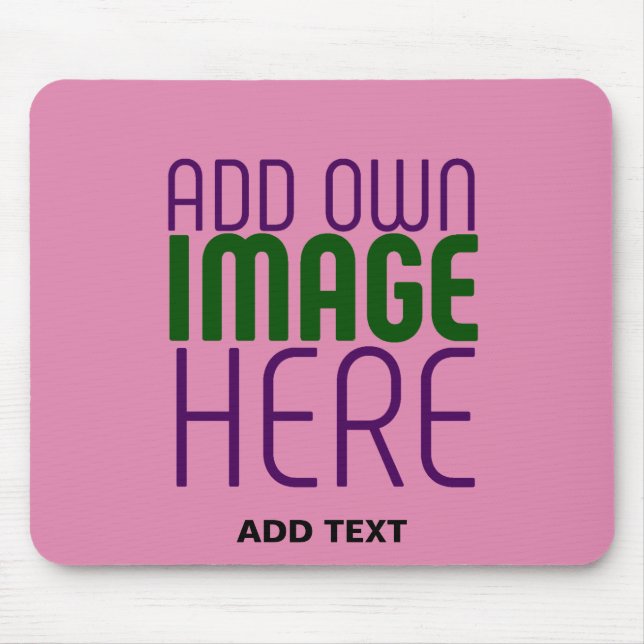 MODERN EDITABLE CUTE HOT PINK IMAGE TEXT TEMPLATE MUSMATTA (Framsidan)