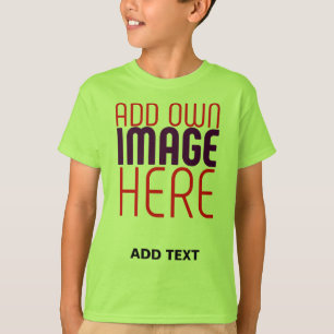 MODERN EDITERBAR ENKEL LIME BILD TEXTMALL T SHIRT