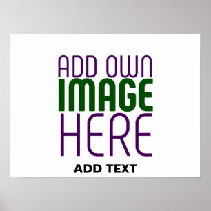 MODERN EDITERBAR ENKEL VIT BILD TEXTMALL POSTER