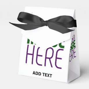MODERN EDITERBAR ENKEL VIT BILD TEXTMALL PRESENTASKAR