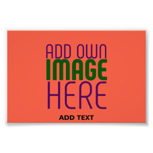 MODERN EDITERBAR TOMAT RÖD BILD TEXTMALL FOTOTRYCK
