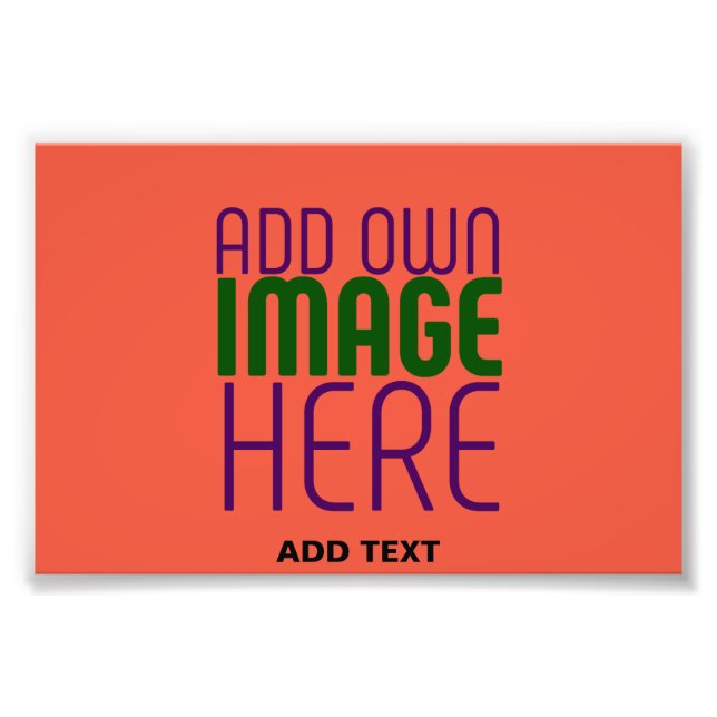 MODERN EDITERBAR TOMAT RÖD BILD TEXTMALL FOTOTRYCK (Framsidan)