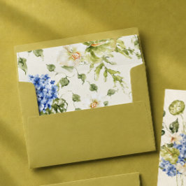 Modern Editorial Blå Hortensia Orkidé Anthurium
