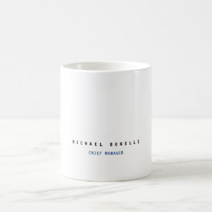 Modern egen Namn-Professionell, minimalistisk slin Kaffemugg