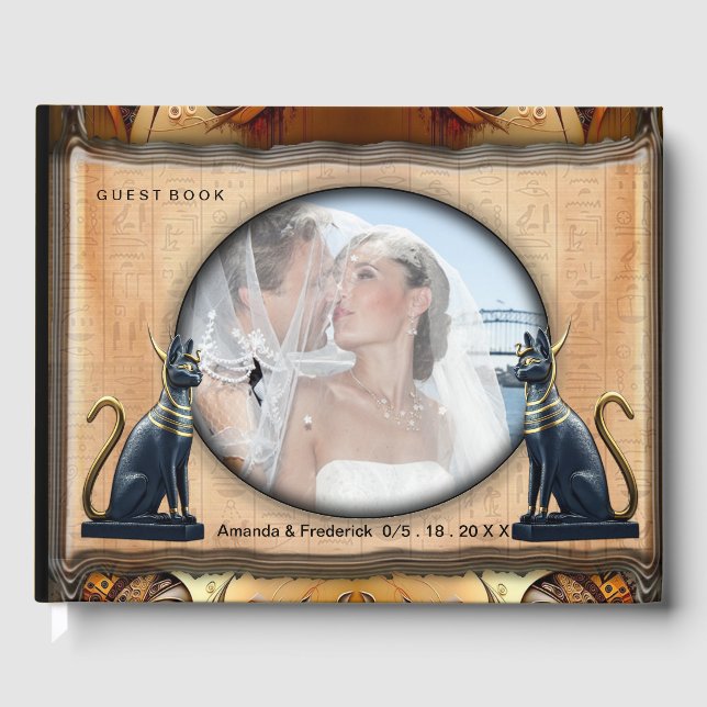 Modern egyptisk, islamisk, arabisk och afrikansk d gästböcker (Framsida)