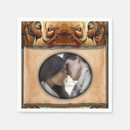 Modern egyptisk, islamisk, arabisk och afrikansk d pappersservett