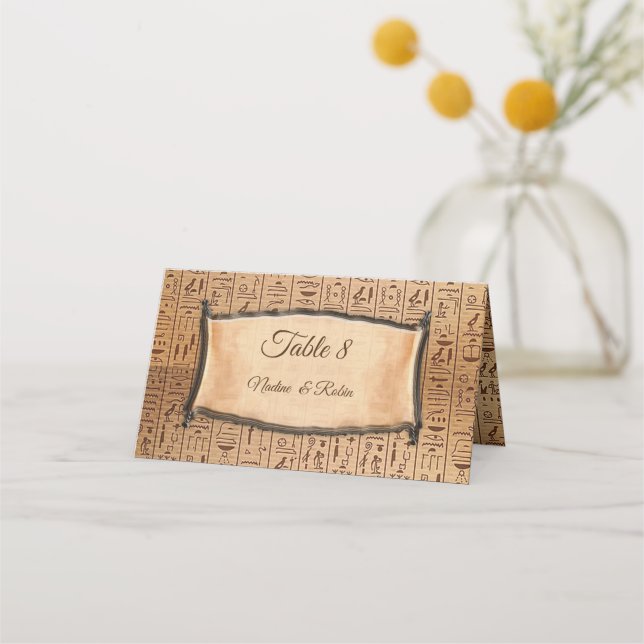 Modern egyptisk, islamisk, arabisk och afrikansk d placeringskort (Framsida)