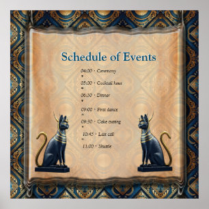 Modern egyptisk, islamisk, arabisk och afrikansk d poster