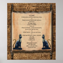 Modern egyptisk, islamisk, arabisk och afrikansk d poster