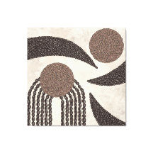 Modern ekologisk kaffeböna-Geometrisk Neutralt-