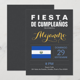 Modern: El Salvador-fest Inbjudningar