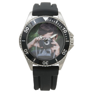 Modern Electronic Watch with LED Display Armbandsur
