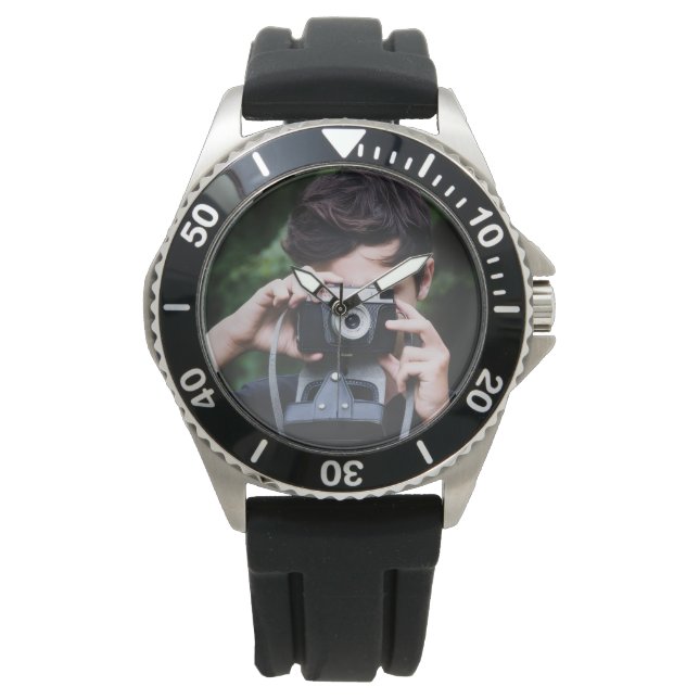 Modern Electronic Watch with LED Display Armbandsur (Framsida)