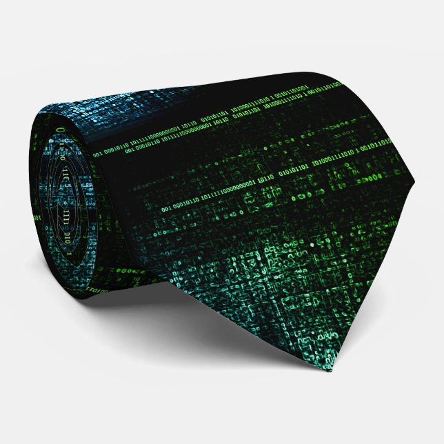 Modern Elegance: Binary Code View Slips (Rullad)