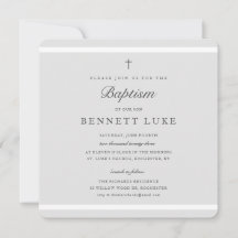 Modern Elegance Boys eller Girls Baptism