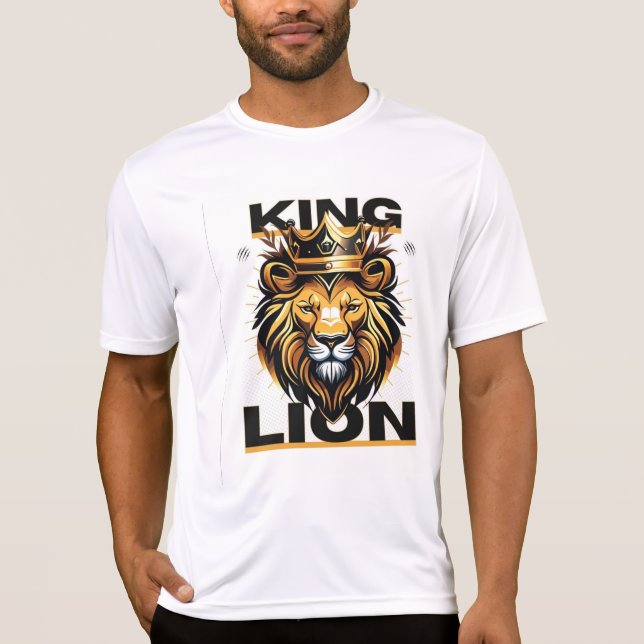 Modern Elegance - Kung Lejon T-Shirt (Framsida)