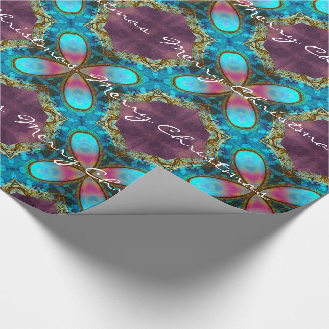 Modern elegans för Wasterfall jul Presentpapper (Hörn)