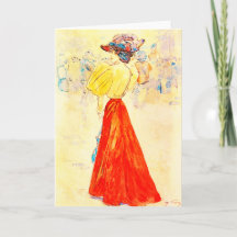 MODERN ELEGANS MED EN RÖD KJOL AV HENRY SOMM