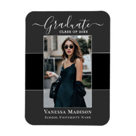 Modern | Elegant 1 Fotomeddelande Magnet