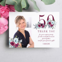 Modern elegant 50-års födelsedagsfoto