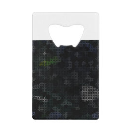 MODERN_ELEGANT_ABSTRAKT_ART_BLACK KREDITKORT FLASKÖPPNARE