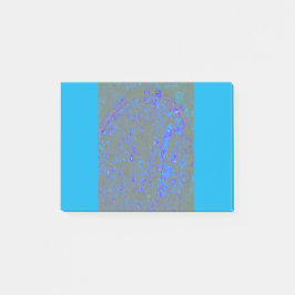 Modern_elegant_abstrakt art_BLUE Post-it Block