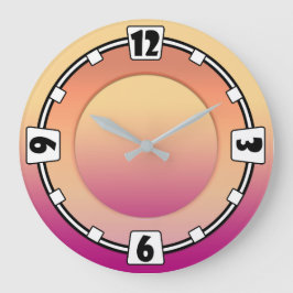 Modern, elegant, abstrakt, dekorativ, klocka