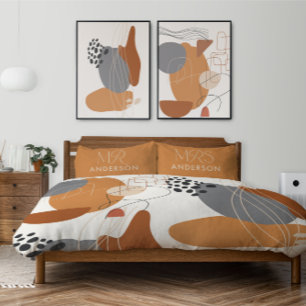 Modern elegant abstrakt, geometrisk halvsekelpinne fototryck