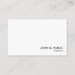 Modern elegant Anpassningsbar för minimalistisk de Visitkort