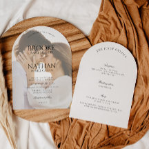 Modern Elegant Arch All in One Photo Bröllop