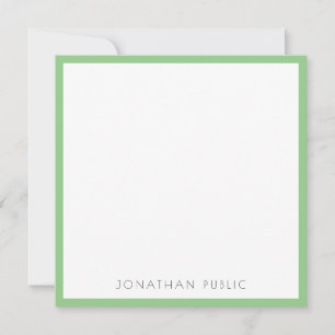 Modern Elegant av monogrammed minimalistisk mall