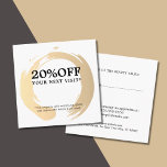 Modern Elegant Beauty Salon Coupon Rabattkort<br><div class="desc">Elegant anpassade kupongmall för skönhetssalon. Modern chic med vit bakgrund och faux guld mönster. Den här kupongen är en underbar marknadsföring verktyg för att belöna dina bästa eller nya kunder. Perfekt för skönhetssalon,  hår,  makeup,  massage,  nagel eller skönhetsrelaterade professioneller.</div>