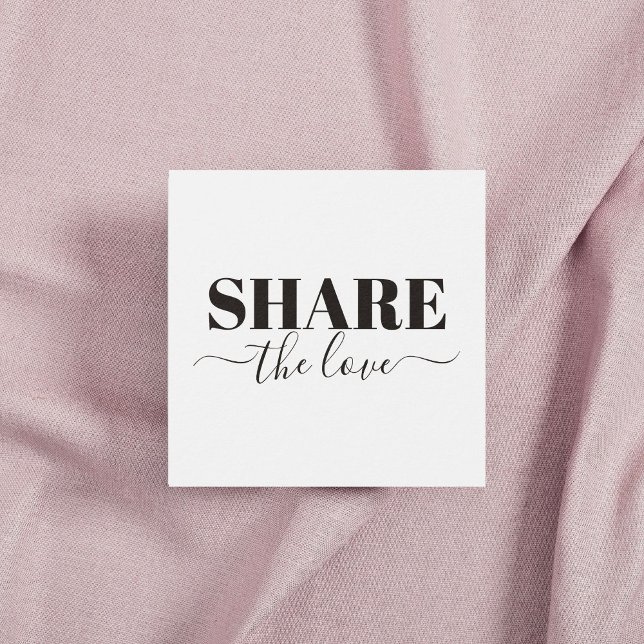 Modern Elegant Beauty Salon Fyrkantigt Visitkort (Skapare uppladdad)