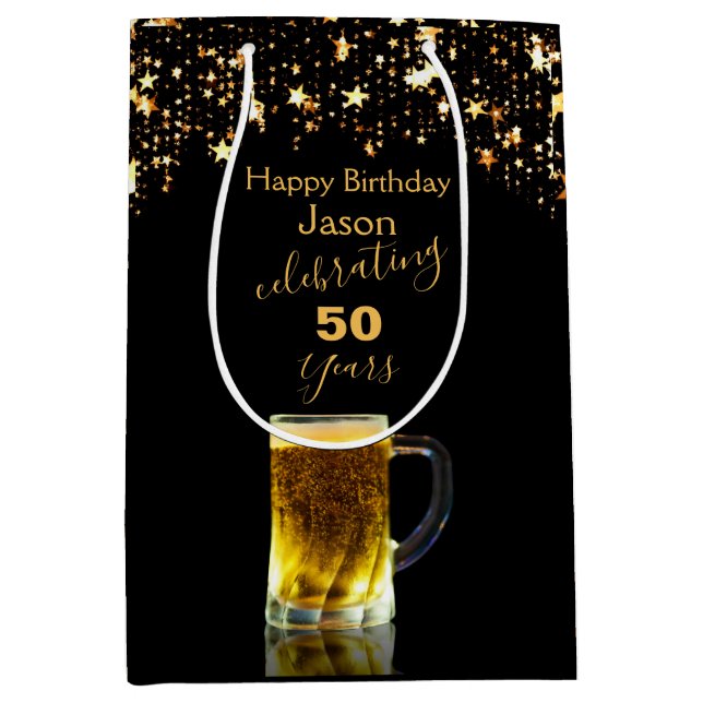 Modern Elegant Black och Guld Glitter (Framsidan)