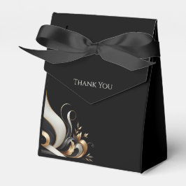 Modern Elegant Black och Guld Presentaskar