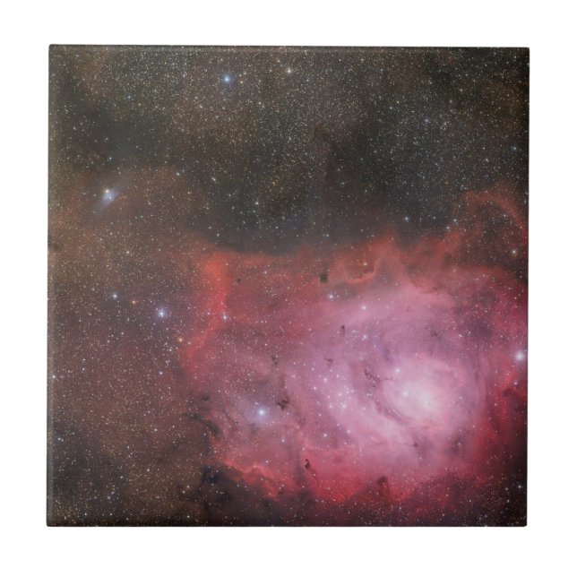 Modern Elegant, blått blanksteg liggande Kakelplatta (Framsidan)