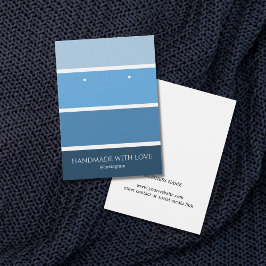 Modern Elegant Blue Rand Palette-avläsningskort Visitkort