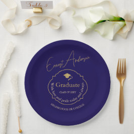 Modern Elegant Blue Typography Student Studenten