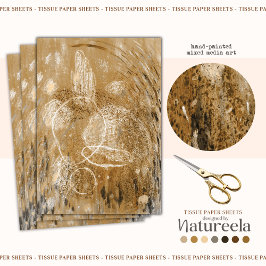 Modern Elegant Boho Mönster Abstrakt-papper