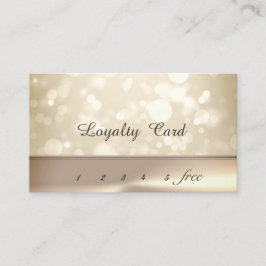 Modern Elegant Bokeh Loyalty Card Lojalitetskort
