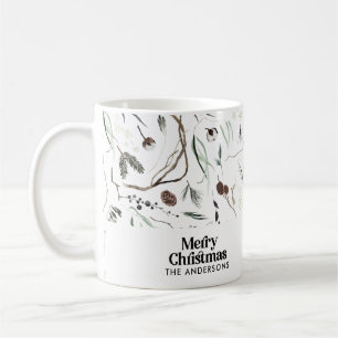 Modern elegant - botaniska juveler kaffemugg