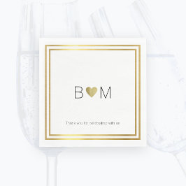 modern/elegant bröllop firande party pappersservett