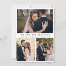 Modern Elegant bröllop Newlyweds Snyggt Photo