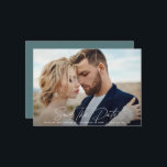 Modern elegant bröllopsskrift spara datumet<br><div class="desc">Modern elegant bröllopsskrift spara datum-kort. Modern minimalistisk stilren design. Alla färger kan anpassas.</div>