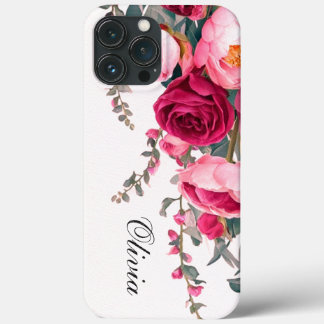 Modern elegant burgundy rosa ros