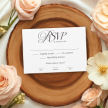 Modern Elegant Calligraphy Bröllop OSA
