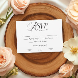 Modern Elegant Calligraphy Bröllop OSA