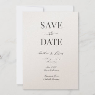 Modern Elegant Calligraphy Bröllop Spara Datumet