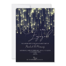 Modern Elegant Calligraphy-Förlovningsfest